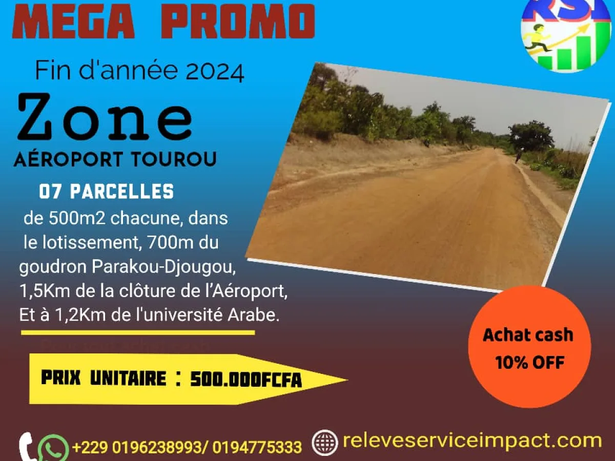07 Parcelles dans la Zone de l'aéroport