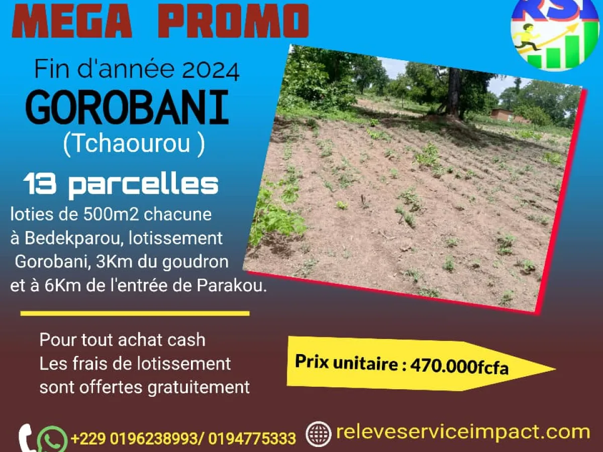13 Parcelles